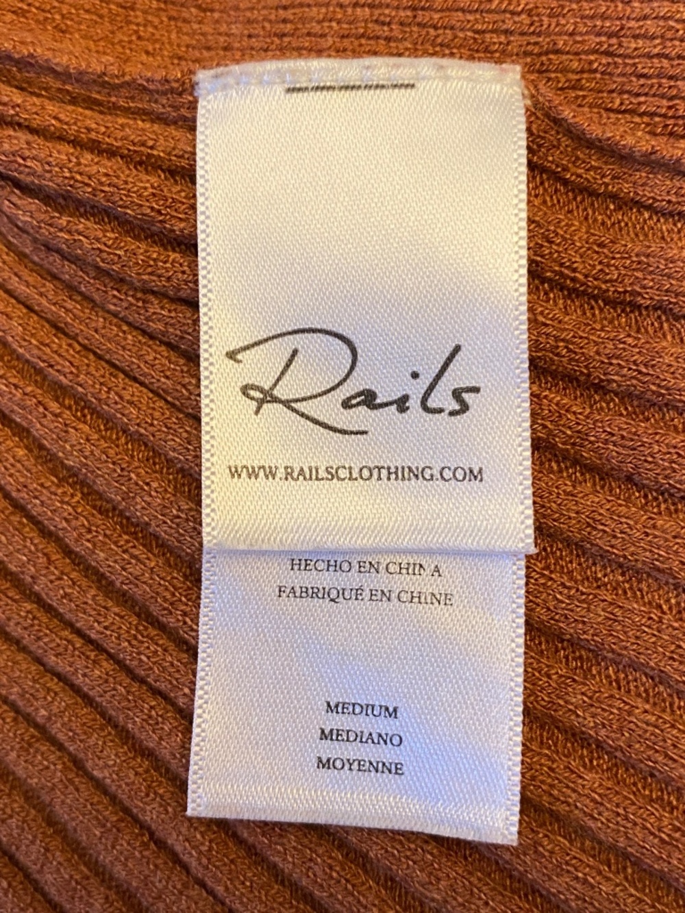 RAILS Zora Tank In Cinnamon Size Medium - Picture 9 of 11